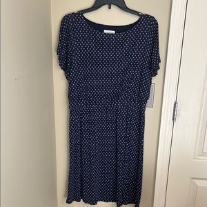 Loft dress Navy blue M